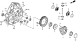 Diagram for 1991 Honda Civic Differential - 41311-PL3-A03