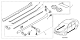 Diagram for Honda Accord Hybrid Spoiler - 08F04-T2A-110