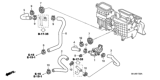 Diagram for 2010 Honda Odyssey Heater Control Valve - 79710-SHJ-A02