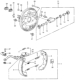 Diagram for Honda Civic Brake Shoe Set - 064B3-SA3-020