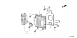 Diagram for 2021 Honda Clarity Fuel Cell Engine Control Module - 1K200-5WM-A12