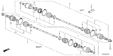 Diagram for 2014 Honda CR-V CV Boot - 42017-T1W-A01