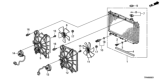 Diagram for Honda Crosstour Radiator - 19010-5J0-A01