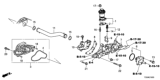 Diagram for Honda Odyssey Cooling Hose - 19505-5J2-A00