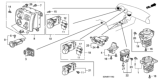 Diagram for Honda S2000 Hazard Warning Switch - 35510-S2A-Z01