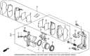 Diagram for 1990 Honda Civic Brake Caliper - 45210-SK7-003