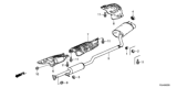 Diagram for 2015 Honda Accord Muffler - 18307-T3L-A22