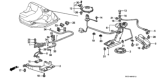 Diagram for 1989 Honda Civic Fuel Pump - 17708-SH3-A32