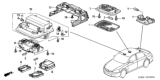 Diagram for 2004 Honda Accord Consoles - 83250-SDC-A03ZA
