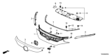 Diagram for 2018 Honda Civic Grille - 71121-TBF-A01