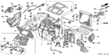 Diagram for Honda CR-V Heater Core - 79110-SNA-A01