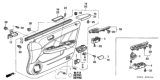 Diagram for 2005 Honda Accord Door Trim Panel - 83550-SDC-A91ZC