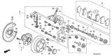 Diagram for 2006 Honda Accord Brake Pad Set - 43022-SV4-G23