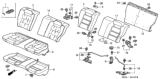 Diagram for 1998 Honda Accord Seat Cover - 82121-S80-A61ZA