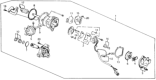 Diagram for 1989 Honda Accord Distributor - 30100-PJ0-A03