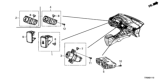 Diagram for Honda Seat Heater Switch - 35600-TR0-003