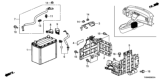 Diagram for 2021 Honda Insight Car Batteries - 31500-TXM-100M