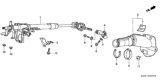 Diagram for Honda Accord Steering Column - 53200-S84-G04