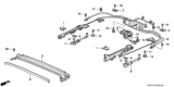 Diagram for 2001 Honda Accord Sunroof Cable - 70370-S84-A01