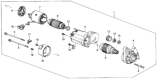 Diagram for 1991 Honda CRX Starter Solenoid - 31210-PE0-662