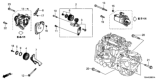 Diagram for 2021 Honda Civic Alternator Bracket - 32742-5BA-A00