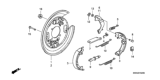 Diagram for Honda Brake Backing Plate - 43110-STK-A02