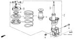 Diagram for 2006 Honda CR-V Coil Springs - 51401-S9A-306