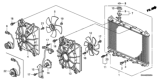 Diagram for 2010 Honda CR-V Fan Motor - 38616-REZ-A01