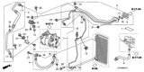Diagram for Honda CR-V A/C Service Cap - 80865-SVA-A01