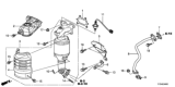 Diagram for 2017 Honda HR-V Catalytic Converter - 18180-51M-A00