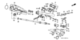 Diagram for 1989 Honda Civic Steering Column Cover - 77351-SH3-A03ZA