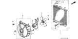 Diagram for Honda Del Sol Radiator - 19010-P28-G52