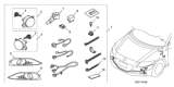 Diagram for 2015 Honda CR-Z Fog Light - 08V31-SZT-100B