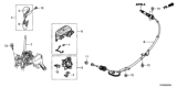 Diagram for Honda Civic Automatic Transmission Shift Levers - 54200-TR2-A71