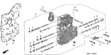 Diagram for 1999 Honda Odyssey Valve Body - 27000-P7T-000