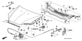 Diagram for Honda Insight Hood Cable - 74130-S3Y-A00ZB
