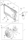 Diagram for Honda Passport Fan Blade - 8-97143-258-0