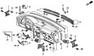 Diagram for Honda Accord Instrument Panel - 77100-SM4-A00ZA