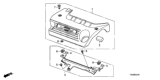 Diagram for Honda Accord Engine Cover - 17122-R70-A10