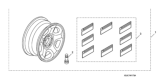 Diagram for 2013 Honda Ridgeline Rims - 08W17-SJC-103A