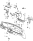 Diagram for 1982 Honda Accord Instrument Panel - 66821-SA5-671ZA