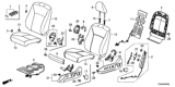 Diagram for 2017 Honda Accord Seat Heater - 81134-T2F-A41