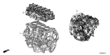 Diagram for Honda HR-V Engine - 10002-5HP-X00