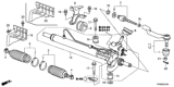 Diagram for Honda Steering Gear Box - 06536-TP6-305RM