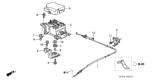 Diagram for 2005 Honda Accord Accelerator Cable - 17880-RAA-A01