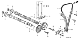 Diagram for 2006 Honda Accord Camshaft - 14120-RTB-000