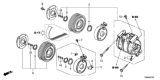 Diagram for Honda A/C Compressor - 38810-5A2-A01