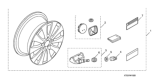 Diagram for 2012 Honda Accord Rims - 08W19-TE0-102