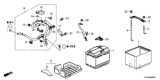 Diagram for 2020 Honda Accord Car Batteries - 31500-TGG-100M