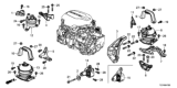 Diagram for 2017 Honda Ridgeline Motor And Transmission Mount - 50810-TZ5-A03